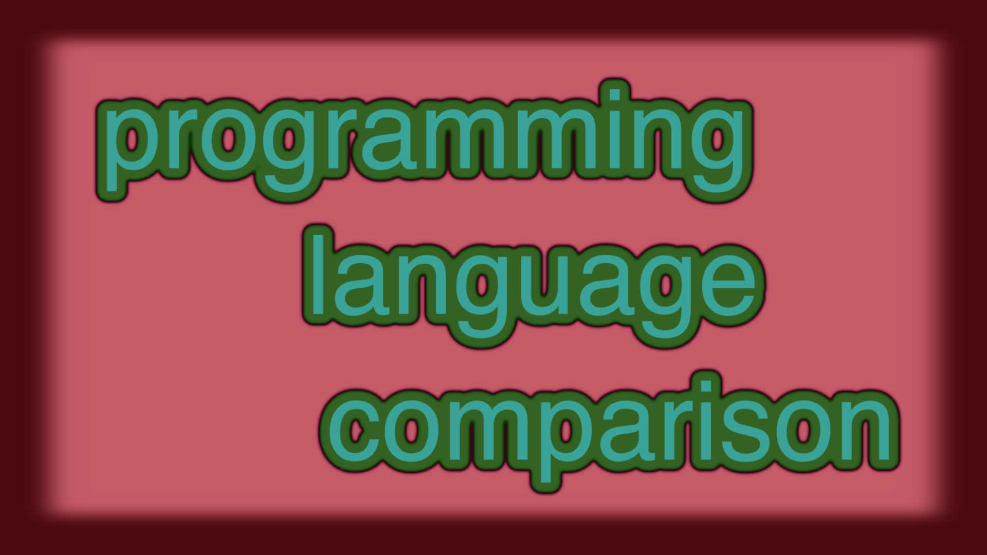 thursday programming language comparison